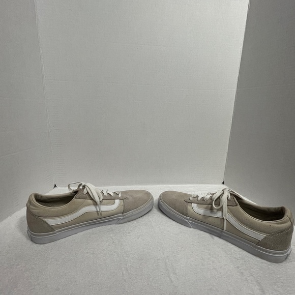 VANS Off The Wall Lace-Up Womens Sneakers Size 9.5 Style 721356 Off White/Cream - Picture 9 of 13